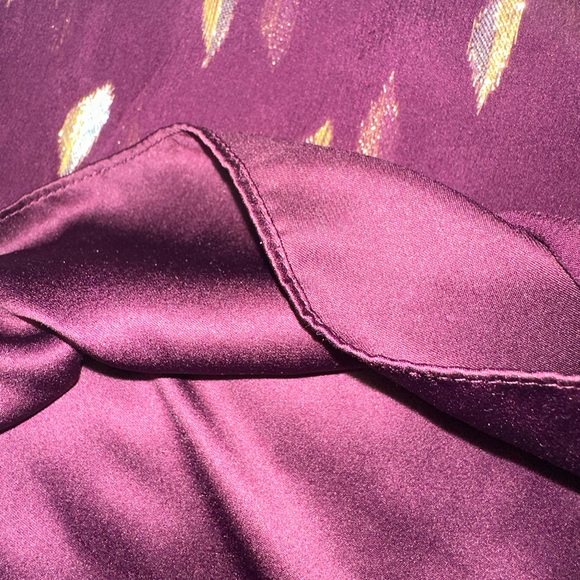 NWT LILLY PULITZER SHEA SILK DRESS SIZE 6 CABERNET BERRY METALLIC DIAMOND CLIP - Picture 10 of 11